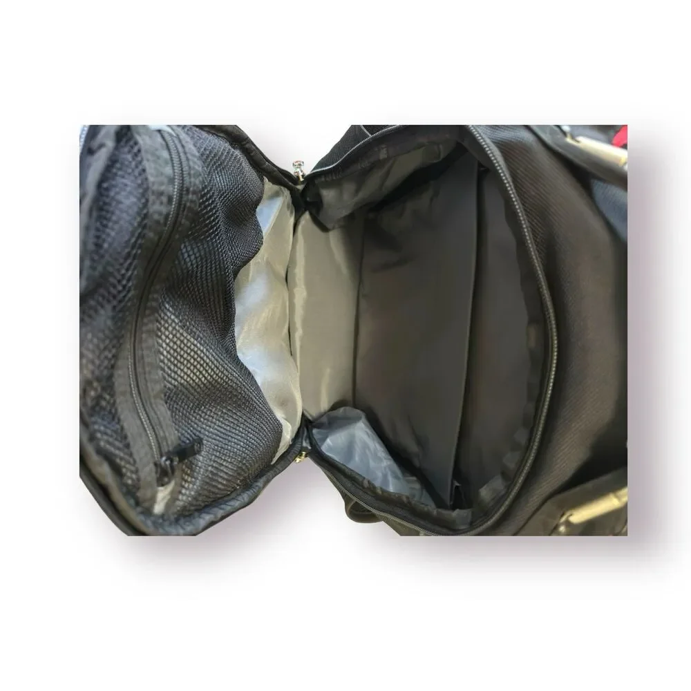 Swiss Gear Wenger Shock Absorbing‎ Laptop Padded Backpack Large Black Gray